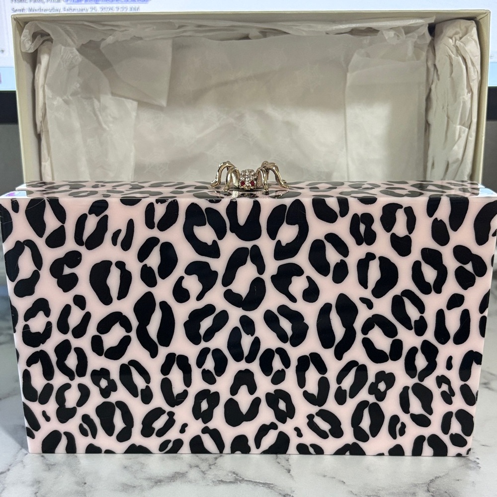Charlotte Olympia Leopard Print Clutch